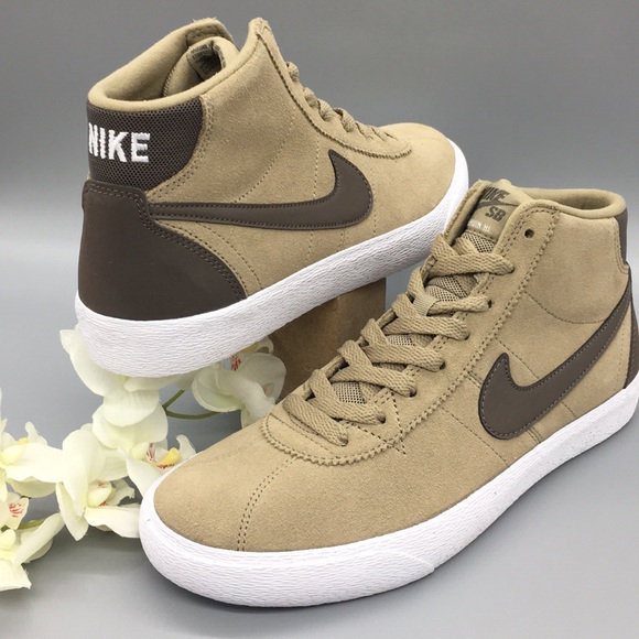 Nike Shoes - WMNS NIKE SB BRUIN HI khaki/ridgerock-white